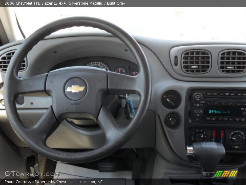 Silverstone Metallic / Light Gray 2006 Chevrolet TrailBlazer LS 4x4