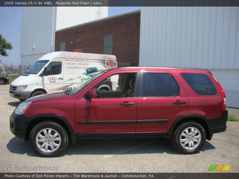 Redondo Red Pearl / Ivory 2005 Honda CR-V EX 4WD