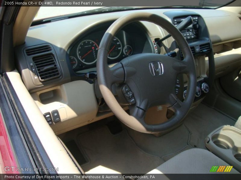 Redondo Red Pearl / Ivory 2005 Honda CR-V EX 4WD