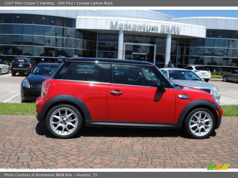 Chili Red / Lounge Carbon Black 2007 Mini Cooper S Hardtop