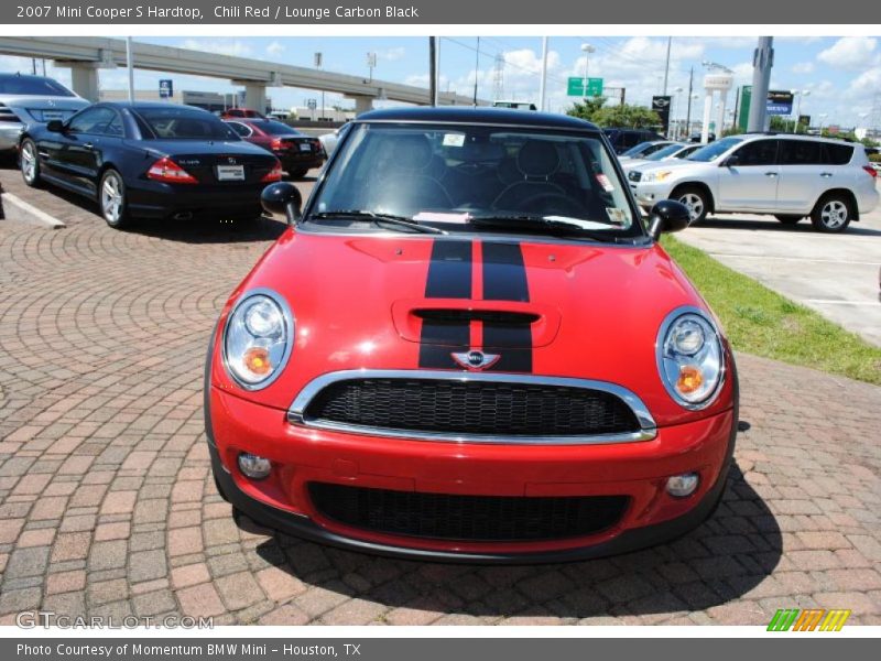 Chili Red / Lounge Carbon Black 2007 Mini Cooper S Hardtop