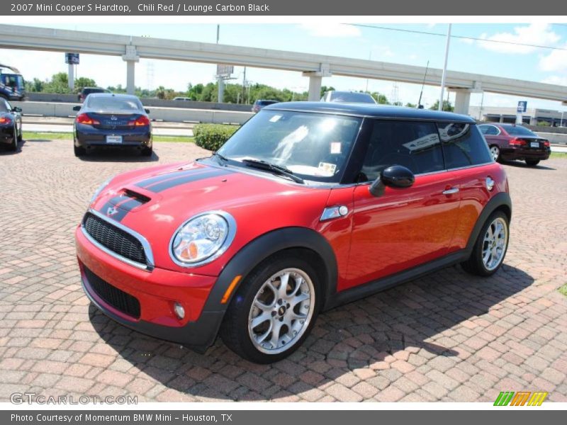 Chili Red / Lounge Carbon Black 2007 Mini Cooper S Hardtop