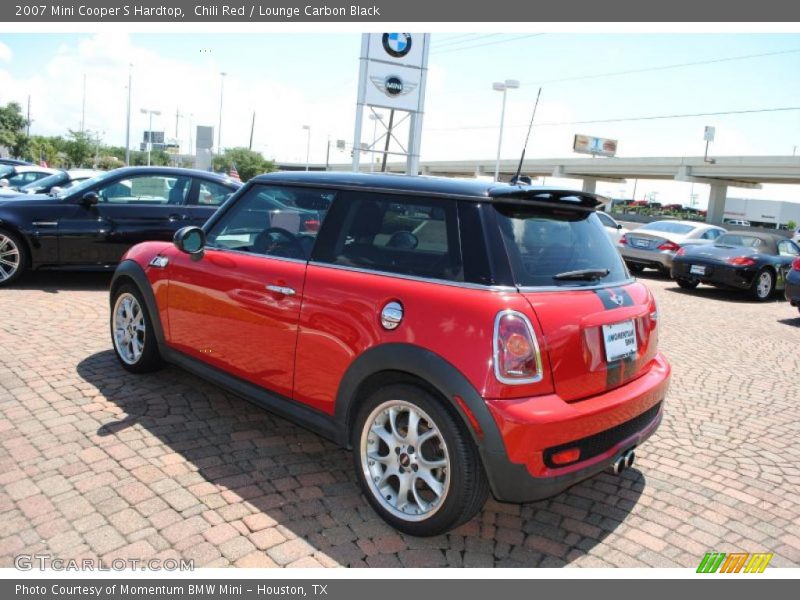 Chili Red / Lounge Carbon Black 2007 Mini Cooper S Hardtop