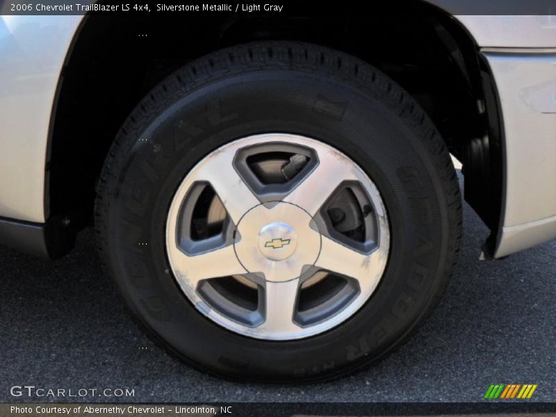 Silverstone Metallic / Light Gray 2006 Chevrolet TrailBlazer LS 4x4