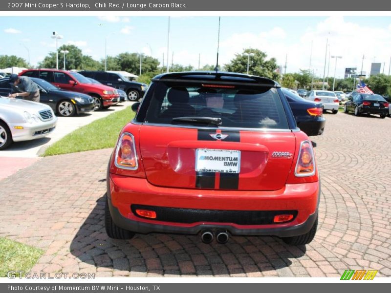 Chili Red / Lounge Carbon Black 2007 Mini Cooper S Hardtop