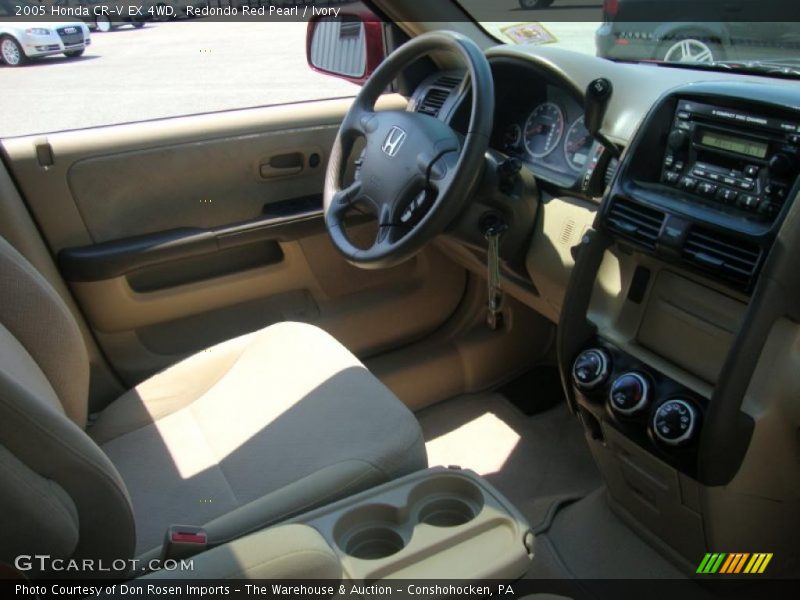 Redondo Red Pearl / Ivory 2005 Honda CR-V EX 4WD