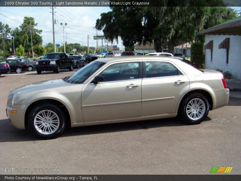 Light Sandstone Metallic / Dark Khaki/Light Graystone 2009 Chrysler 300 Touring