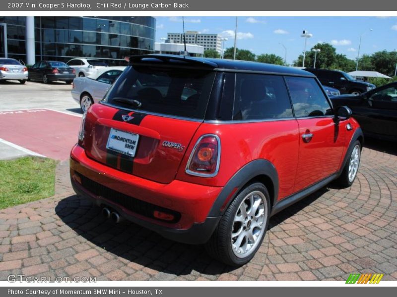 Chili Red / Lounge Carbon Black 2007 Mini Cooper S Hardtop