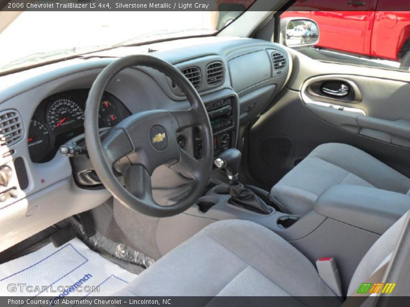 Silverstone Metallic / Light Gray 2006 Chevrolet TrailBlazer LS 4x4