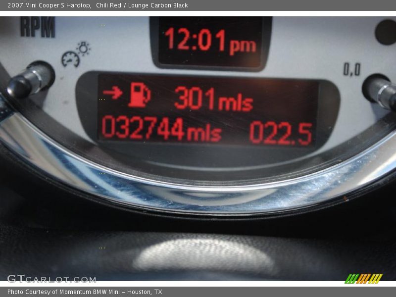 Chili Red / Lounge Carbon Black 2007 Mini Cooper S Hardtop