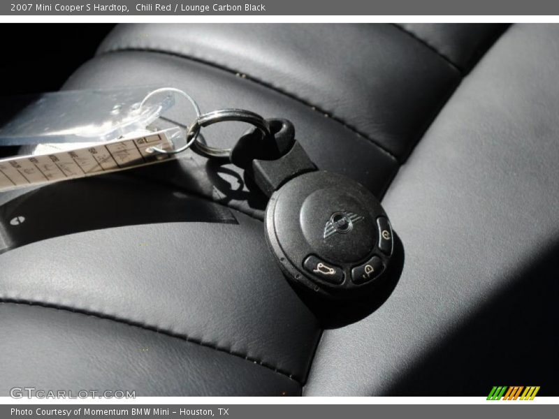 Chili Red / Lounge Carbon Black 2007 Mini Cooper S Hardtop