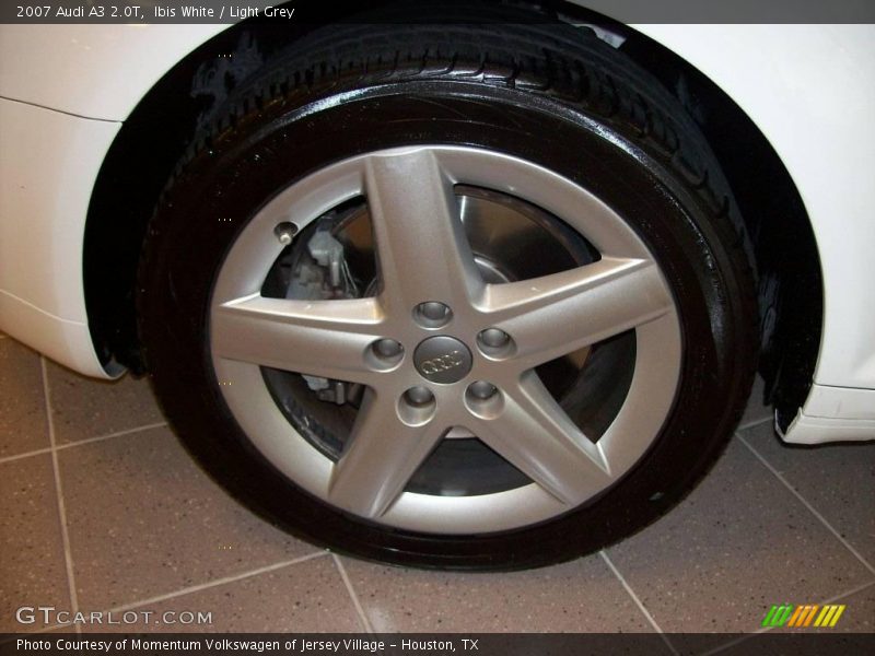 Ibis White / Light Grey 2007 Audi A3 2.0T