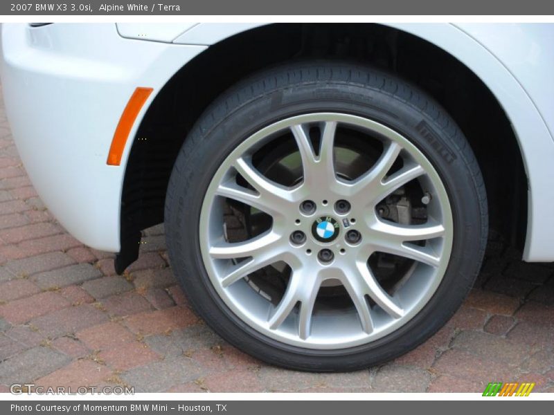 Alpine White / Terra 2007 BMW X3 3.0si