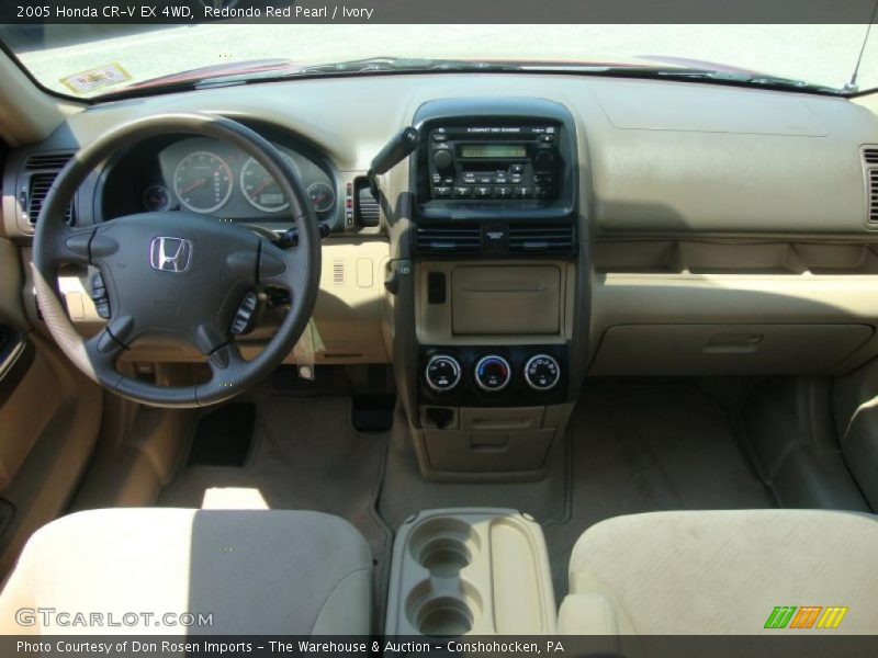 Redondo Red Pearl / Ivory 2005 Honda CR-V EX 4WD