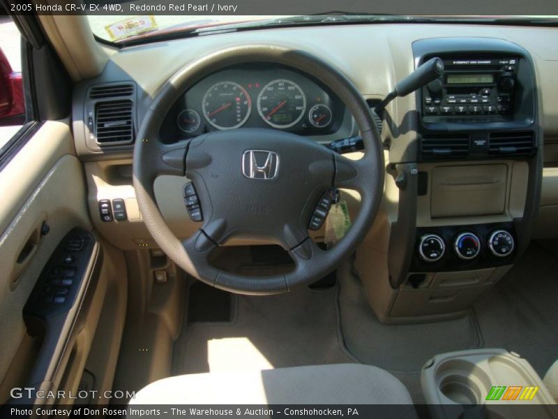Redondo Red Pearl / Ivory 2005 Honda CR-V EX 4WD