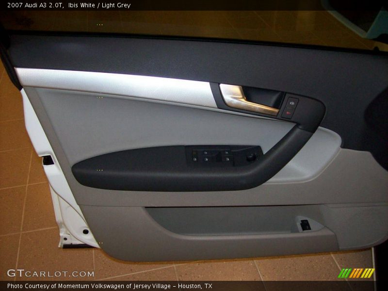 Ibis White / Light Grey 2007 Audi A3 2.0T