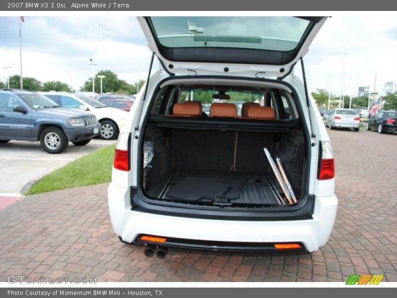 Alpine White / Terra 2007 BMW X3 3.0si