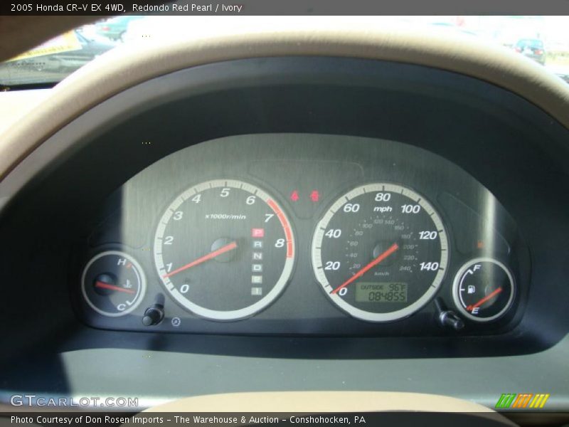 Redondo Red Pearl / Ivory 2005 Honda CR-V EX 4WD