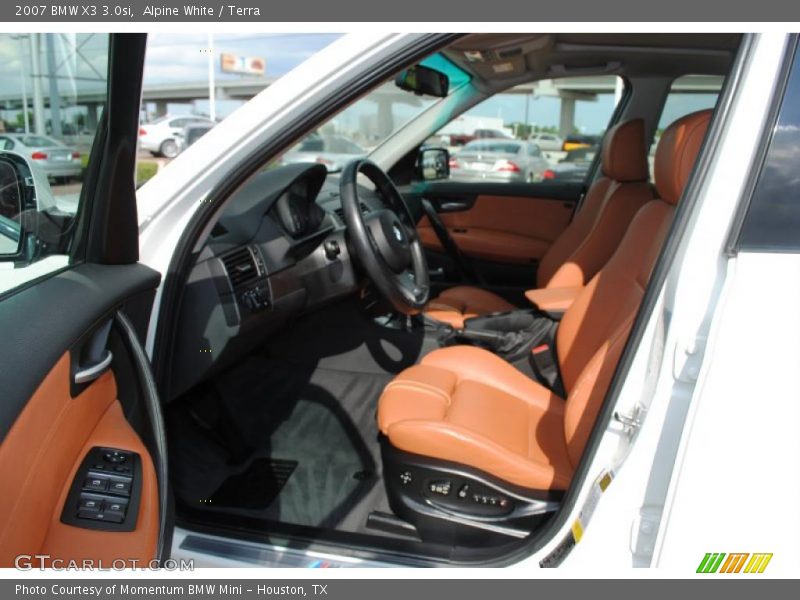 Alpine White / Terra 2007 BMW X3 3.0si