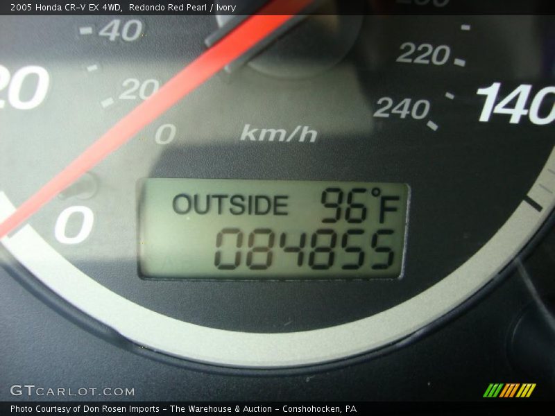 Redondo Red Pearl / Ivory 2005 Honda CR-V EX 4WD