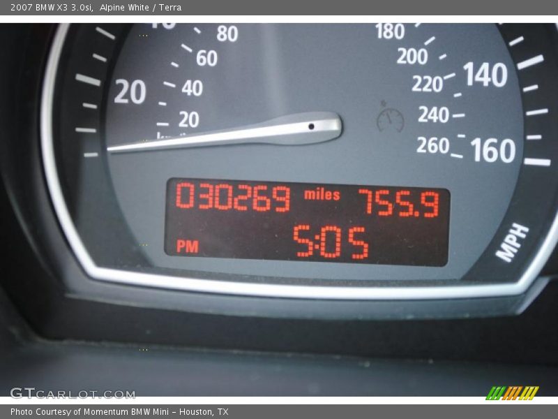 Alpine White / Terra 2007 BMW X3 3.0si