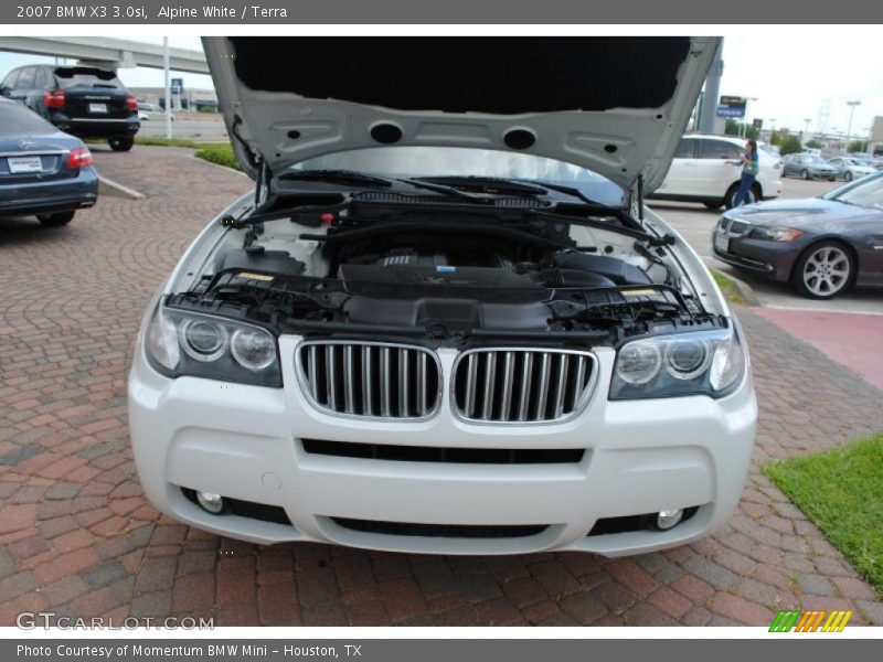 Alpine White / Terra 2007 BMW X3 3.0si