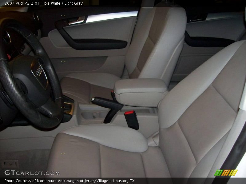 Ibis White / Light Grey 2007 Audi A3 2.0T