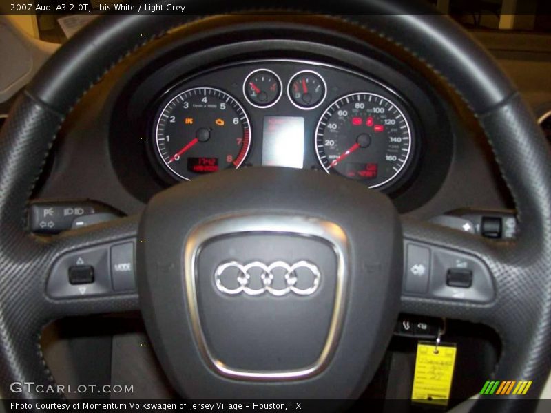 Ibis White / Light Grey 2007 Audi A3 2.0T