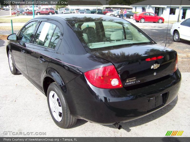 Black / Gray 2007 Chevrolet Cobalt LS Sedan