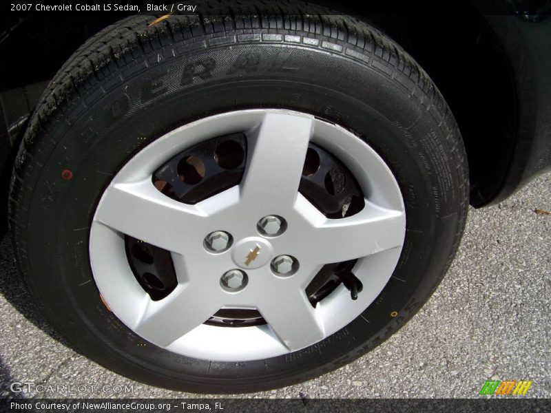 Black / Gray 2007 Chevrolet Cobalt LS Sedan