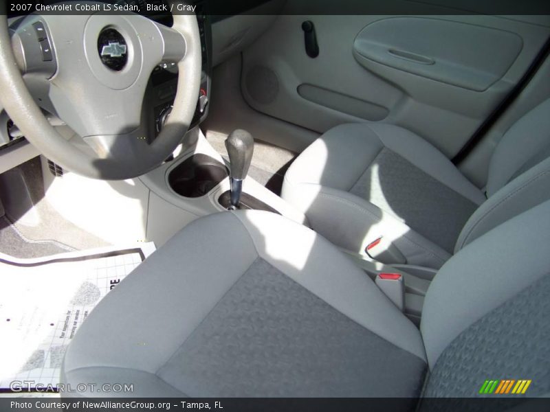 Black / Gray 2007 Chevrolet Cobalt LS Sedan