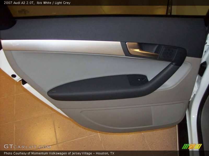 Ibis White / Light Grey 2007 Audi A3 2.0T