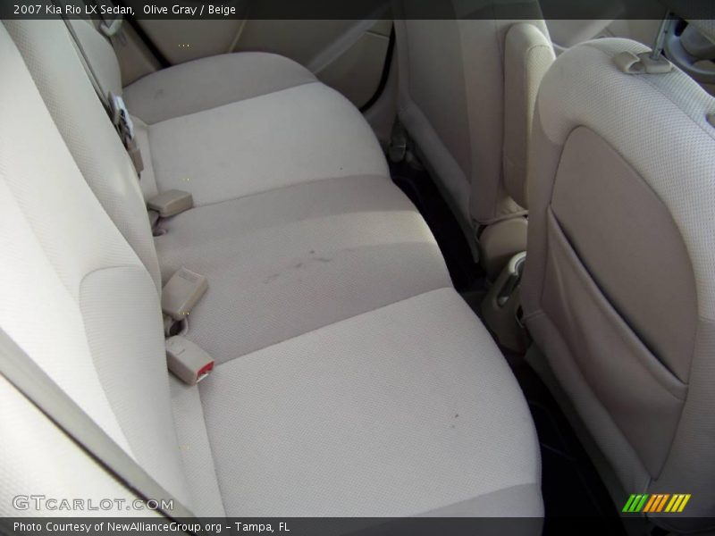 Olive Gray / Beige 2007 Kia Rio LX Sedan