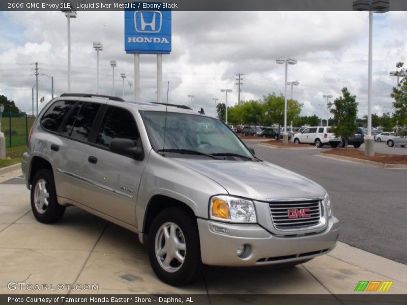 Liquid Silver Metallic / Ebony Black 2006 GMC Envoy SLE