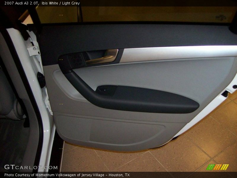 Ibis White / Light Grey 2007 Audi A3 2.0T