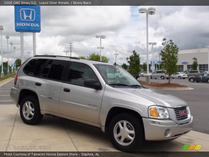 Liquid Silver Metallic / Ebony Black 2006 GMC Envoy SLE
