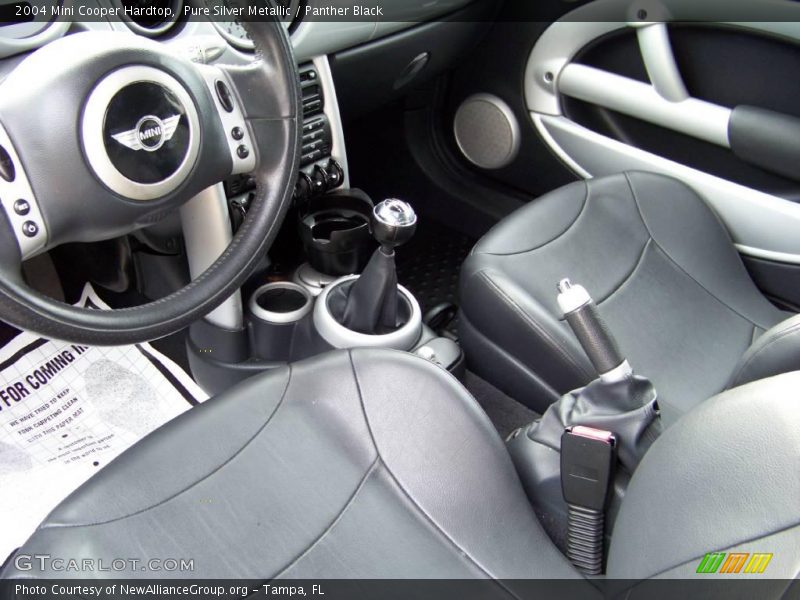 Pure Silver Metallic / Panther Black 2004 Mini Cooper Hardtop