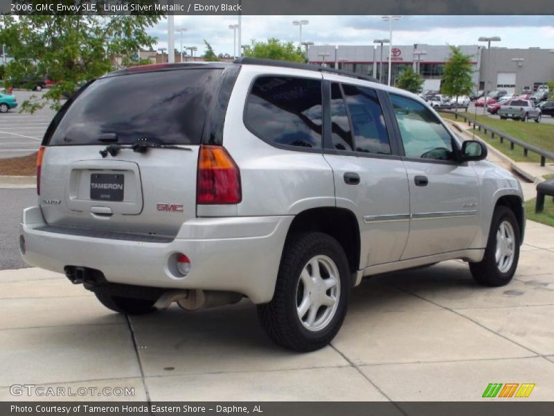 Liquid Silver Metallic / Ebony Black 2006 GMC Envoy SLE