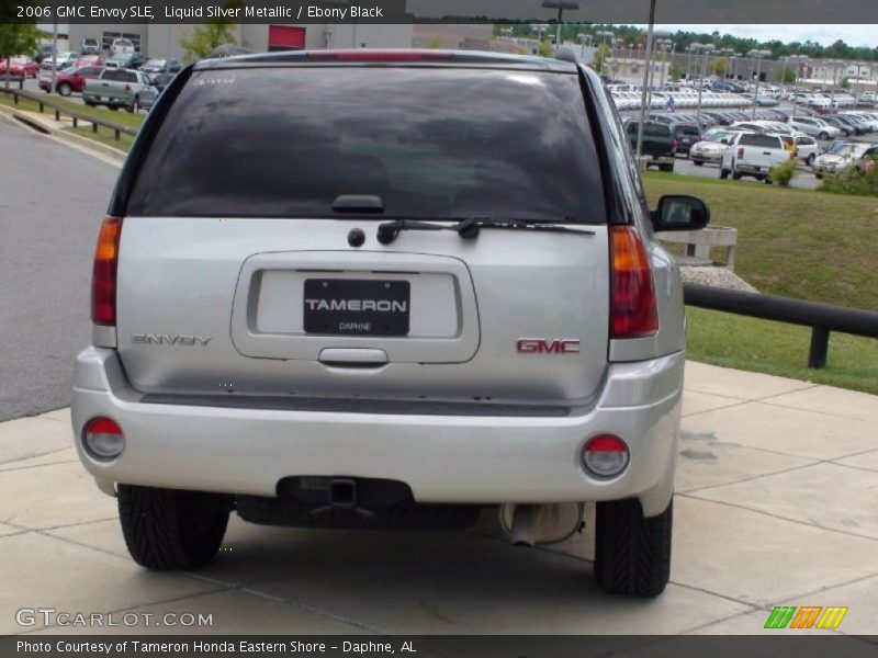 Liquid Silver Metallic / Ebony Black 2006 GMC Envoy SLE