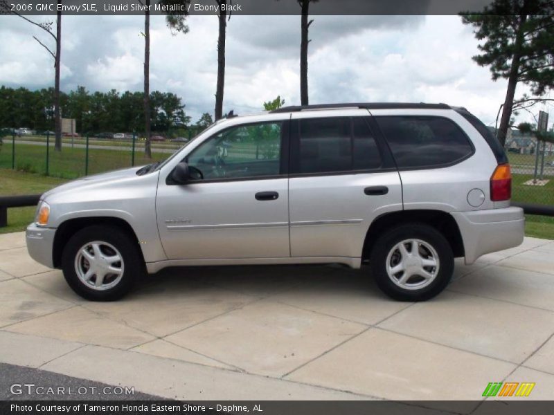 Liquid Silver Metallic / Ebony Black 2006 GMC Envoy SLE