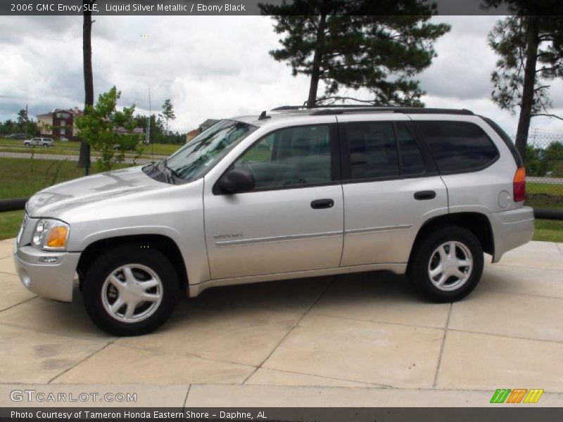 Liquid Silver Metallic / Ebony Black 2006 GMC Envoy SLE
