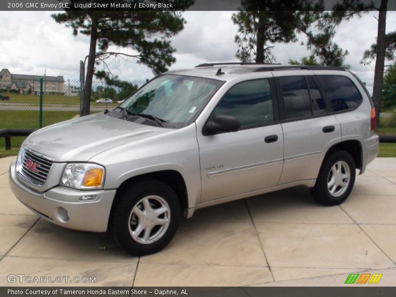 Liquid Silver Metallic / Ebony Black 2006 GMC Envoy SLE