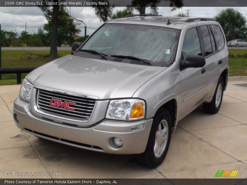 Liquid Silver Metallic / Ebony Black 2006 GMC Envoy SLE