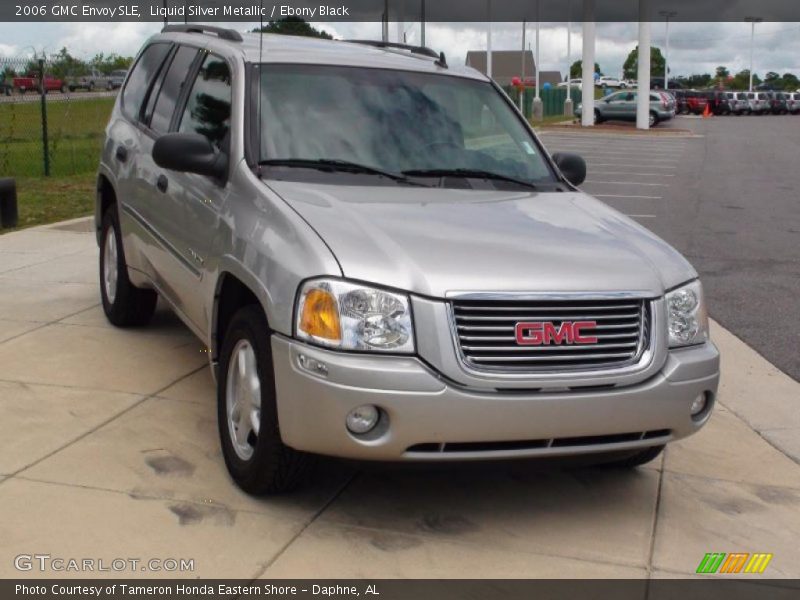 Liquid Silver Metallic / Ebony Black 2006 GMC Envoy SLE
