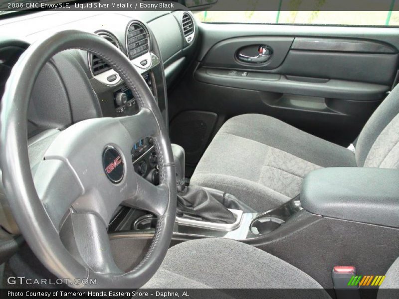 Liquid Silver Metallic / Ebony Black 2006 GMC Envoy SLE