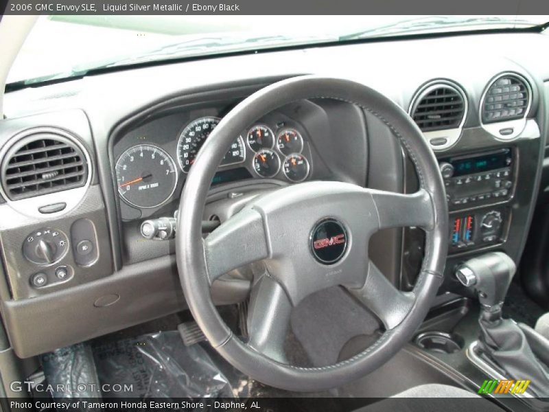 Liquid Silver Metallic / Ebony Black 2006 GMC Envoy SLE