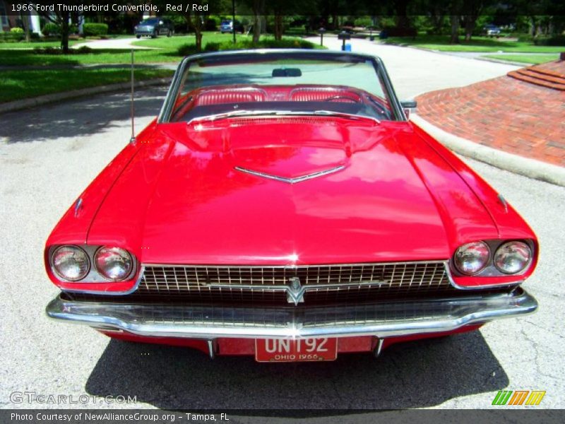 Red / Red 1966 Ford Thunderbird Convertible