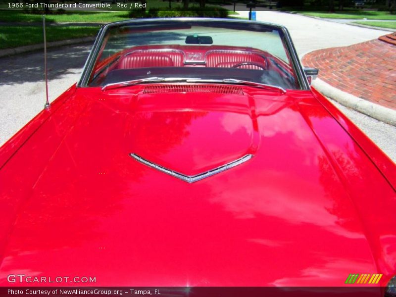 Red / Red 1966 Ford Thunderbird Convertible