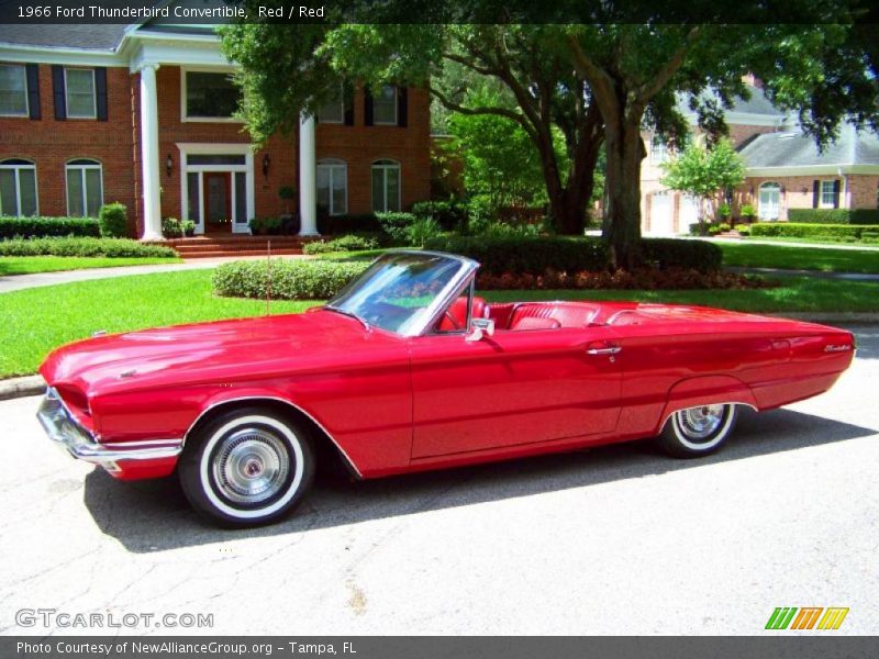 Red / Red 1966 Ford Thunderbird Convertible