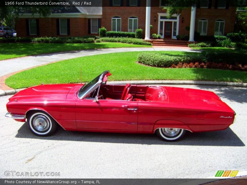 Red / Red 1966 Ford Thunderbird Convertible